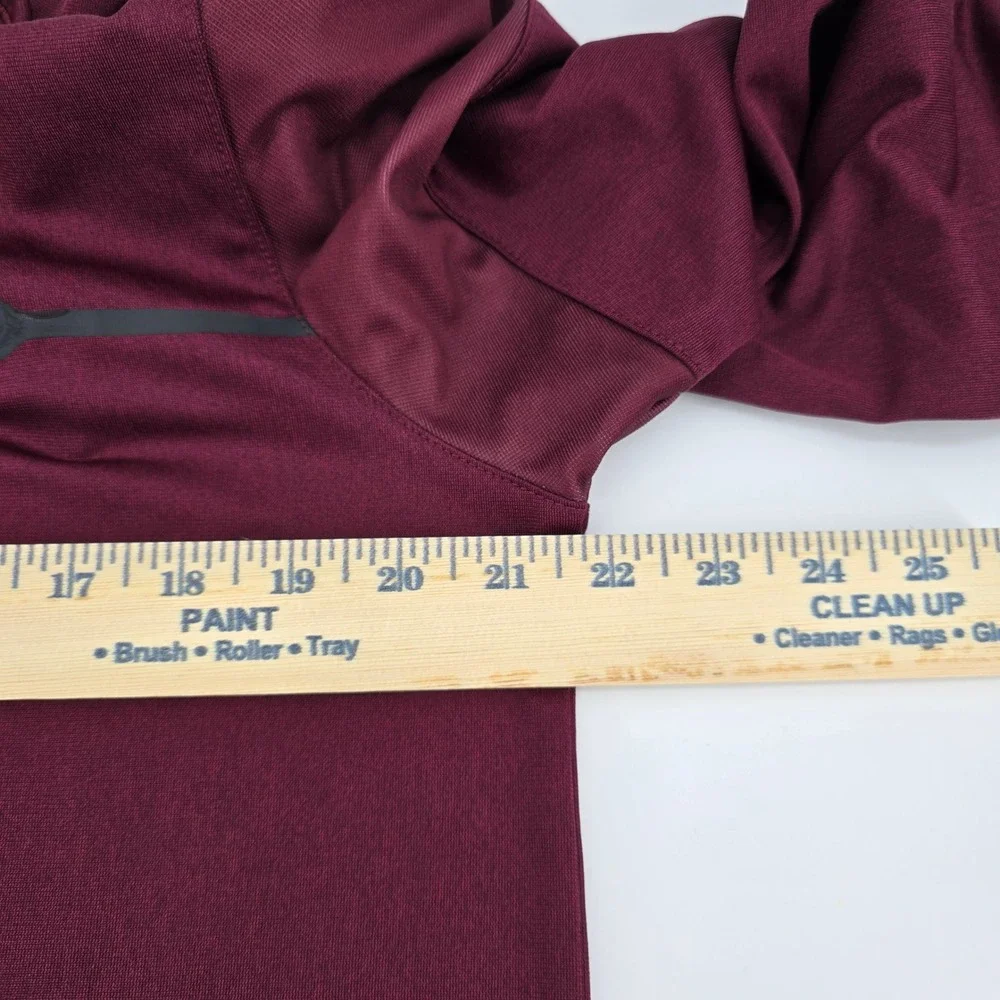 Nike Virginia Tech Hokies Pullover Mens Dri-FIT Quarter Zip‎ Maroon Medium